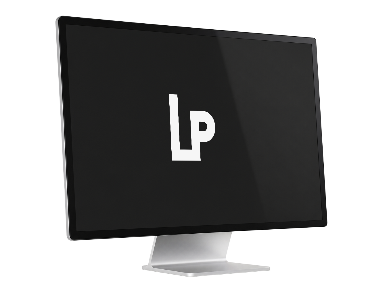 Monitor s logem LP